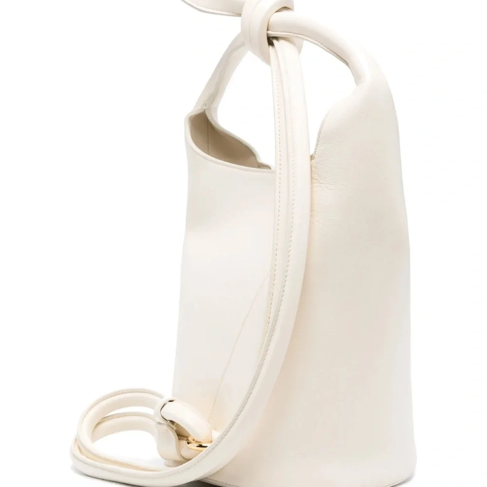 Jacquemus Le Petit Tourni Bucket Bag In Cream. Pristine! - Picture 15 of 16